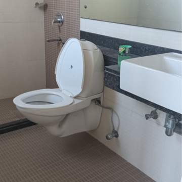 Bathroom in 3 BHK Apartment at Conscient Hines Elevate, Sector 59 – for Rent