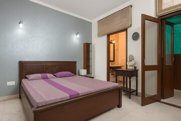 Bedroom in 3 BHK Builder Floor at Greater Kailash I – for Rent