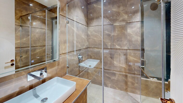 Bathroom, ss-mayfield-gardens 3.5 Bedroom 253 Sq.Ft. Builder Floor In Sector 51 Gurgaon 8490504