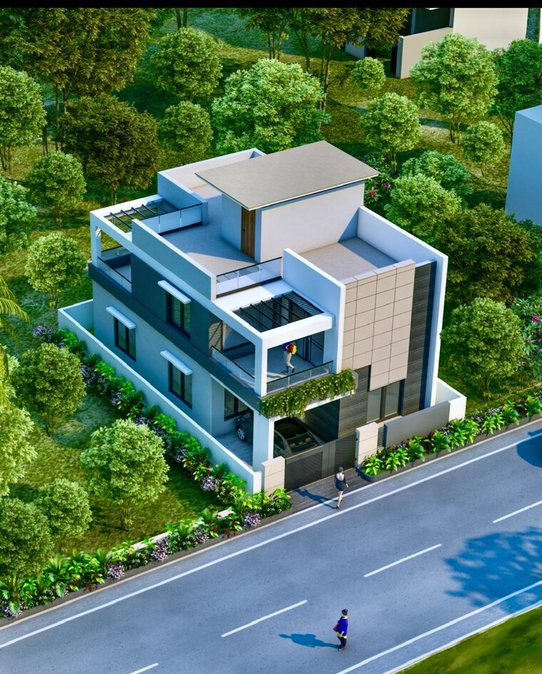 Exterior View, ajit singh nagar 3 Bedroom 2600 Sq.Ft. Villa In Ajit Singh Nagar Vijayawada 8490721