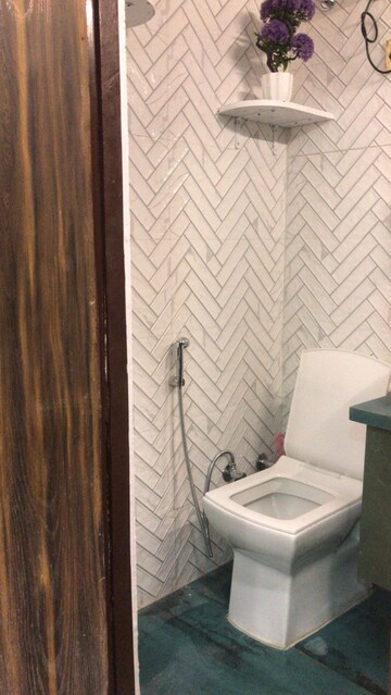 Bathroom in 2 BHK Builder Floor at Lajpat Nagar – for Rent