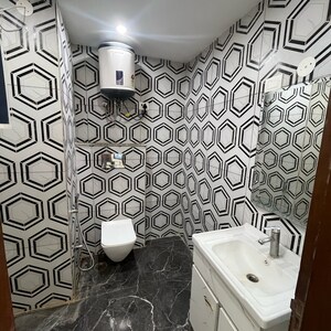 Bathroom in 4 BHK Builder Floor at Chattarpur – for Sale