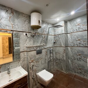 Bathroom in 4 BHK Builder Floor at Chattarpur – for Sale