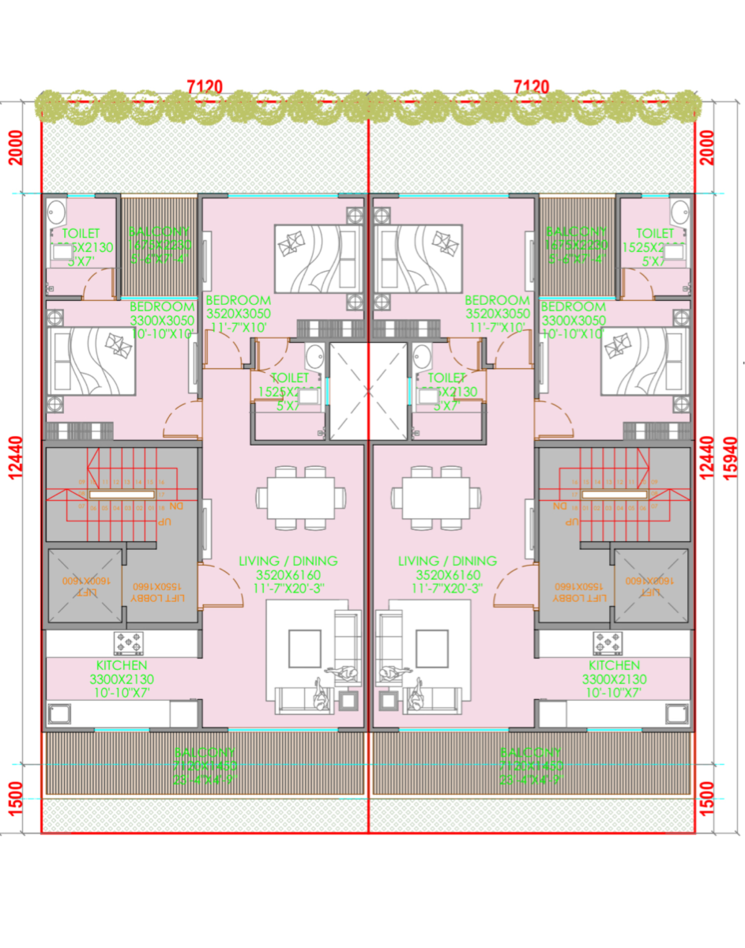 Master Plan, paras-floret 2 Bedroom 1121 Sq.Ft. Apartment In Sector 59 Gurgaon 8490773
