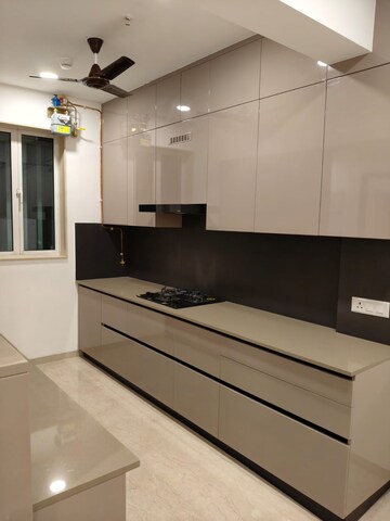 Kitchen in 3 BHK Apartment at Aurum Q Islands, Ghansoli – for Rent
