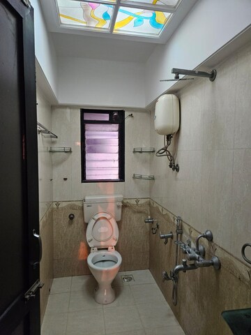 Bathroom in 2.5 BHK Apartment at Balaji Garden CHS, Kopar Khairane – for Rent