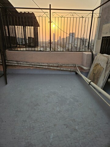 Balcony in 2.5 BHK Apartment at Balaji Garden CHS, Kopar Khairane – for Rent