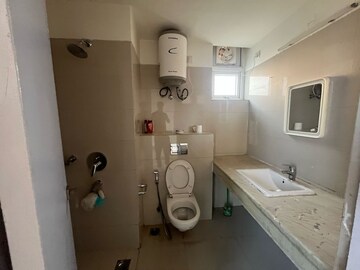 Bathroom in 2 BHK Apartment at Emaar The Palm Drive-Palm Studios, Sector 66 – for Rent