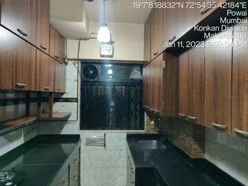 Kitchen in 3 BHK Apartment at Hiranandani Garden Brentwood, Powai – for Rent