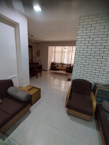 Living Room in 4 BHK Penthouse at Bodakdev – for Rent