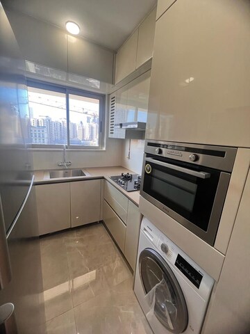 Kitchen in 1 BHK Apartment at Hiranandani Regent Hill, Powai – for Rent