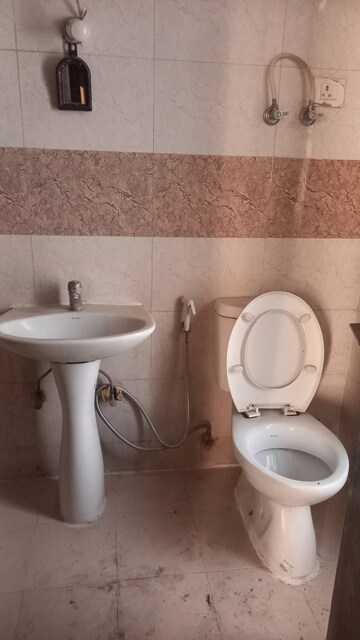 Bathroom in 3 BHK Apartment at Supertech Ecovillage II, Sector 16b Greater Noida – for Rent