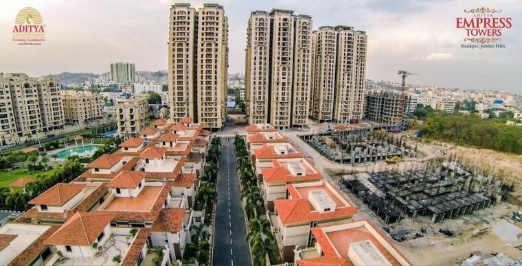Exterior View, aditya-empress-towers 3 Bedroom 2385 Sq.Ft. Apartment In Shaikpet Hyderabad 8492067