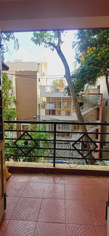 Balcony in 2 BHK Builder Floor at Hsr Layout – for Rent