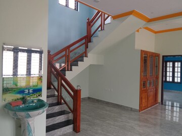 Staircase in 4 BHK Independent House at Vellayambalam – for Sale