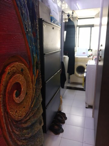 Bathroom in 3 BHK Apartment at Samartha Aangan, Andheri West – for Rent