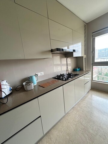 Kitchen in 2.5 BHK Apartment at Hiranandani Atlantis, Powai – for Rent