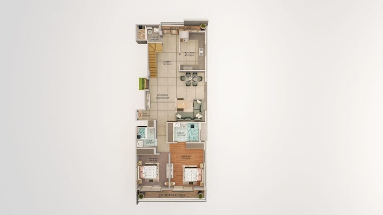 Floor Plan, jakhan 3 Bedroom 2200 Sq.Ft. Builder Floor In Jakhan Dehradun 8492901