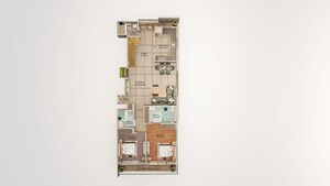 Floor Plan in 3 BHK Builder Floor at Jakhan – for Sale