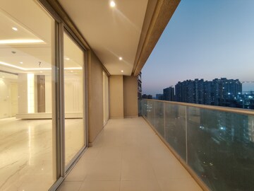 Balcony in 3 BHK Apartment at Bhartiya Leela Residences, Thanisandra Main Road – for Rent