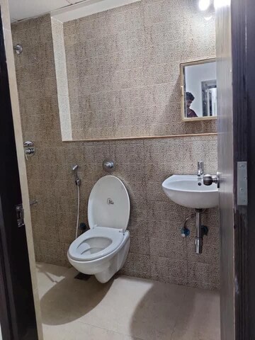 Bathroom in 1.5 BHK Apartment at Lodha Palava City, Dombivli East – for Rent