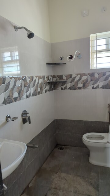 Bathroom in 2 BHK Builder Floor at Uttarahalli Main Road – for Rent