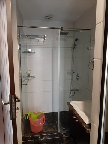 Bathroom in 3 BHK Apartment at Defence Colony – for Rent