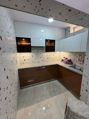Kitchen in 2.5 BHK Apartment at Jahaz Apartments, Paschim Vihar – for Rent