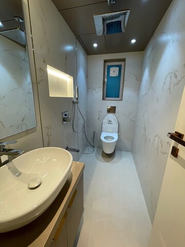 Bathroom in 3.5 BHK Apartment at Bandra West – for Rent
