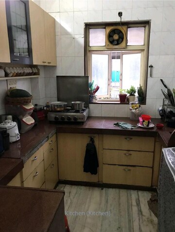 Kitchen in 1 BHK Apartment at Bandra West – for Rent