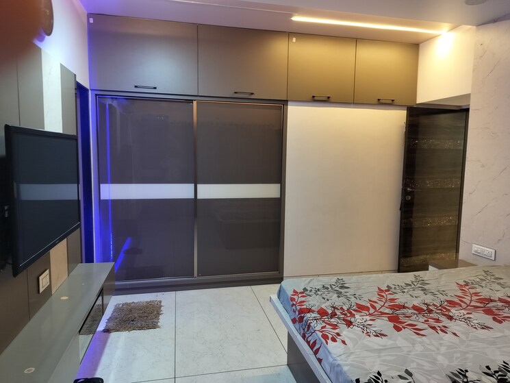 Bedroom, mirchandani-palms 3 Bedroom 1650 Sq.Ft. Apartment In Rahatani Pune 8493758