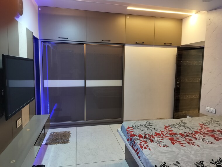 Bedroom, mirchandani-palms 3 Bedroom 1650 Sq.Ft. Apartment In Rahatani Pune 8493758