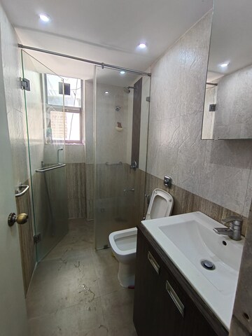 Bathroom in 1 BHK Apartment at Suleman Chembar Apartment, Colaba – for Rent