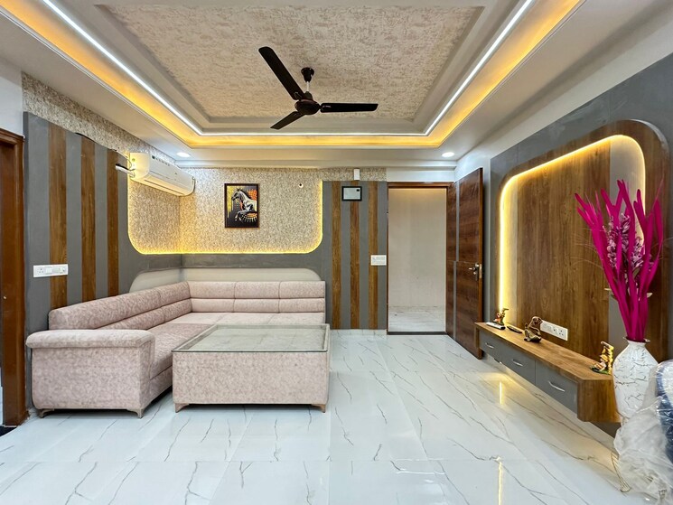 Living Room, bptp-the-oval 3 Bedroom 179 Sq.Yd. Builder Floor In Sector 70a Gurgaon 8493833