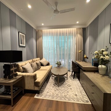 Living Room in 4 BHK Builder Floor at Anant Raj The Estate Floors, Sector 60 – for Sale