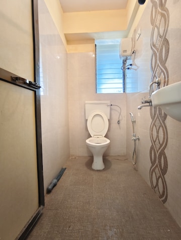 Bathroom in 1 BHK Apartment at Panchamrut Society – for Rent