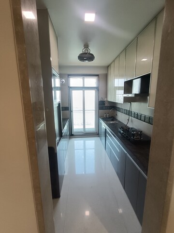 Building Lobby in 2 BHK Apartment at VM Mohan Palms, Seawoods – for Rent