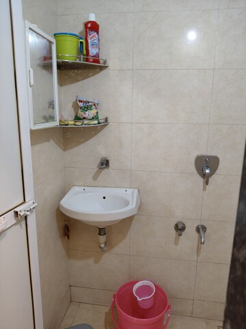 Bathroom in 2 BHK Apartment at Sector 10 Ghansoli – for Rent
