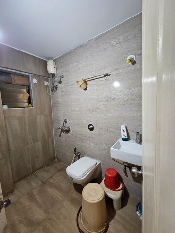 Bathroom in 2 BHK Apartment at Panchamrut Society – for Sale