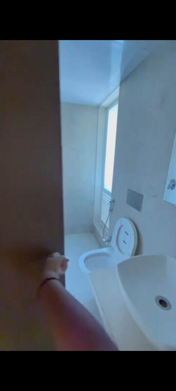 Bathroom in 1.5 BHK Apartment at Dosti West County, Balkum Pada – for Rent