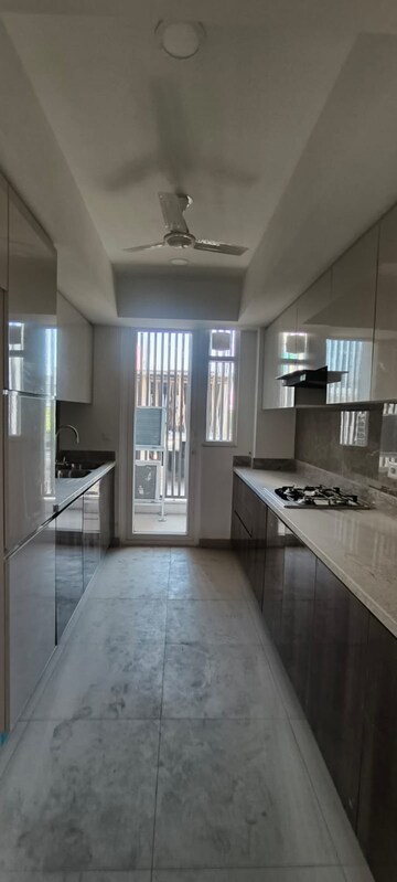 Kitchen in 3.5 BHK Builder Floor at Smart World Gems, Sector 89 – for Rent