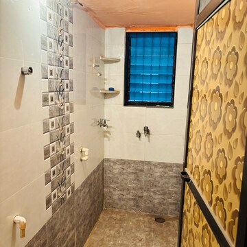 Bathroom in 1 BHK Apartment at Ghanshyam Complex, Krishna Radha Society – for Rent