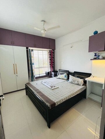 Bedroom in 1 BHK Apartment at Bramhacorp F Residences, Kalyani Nagar – for Rent