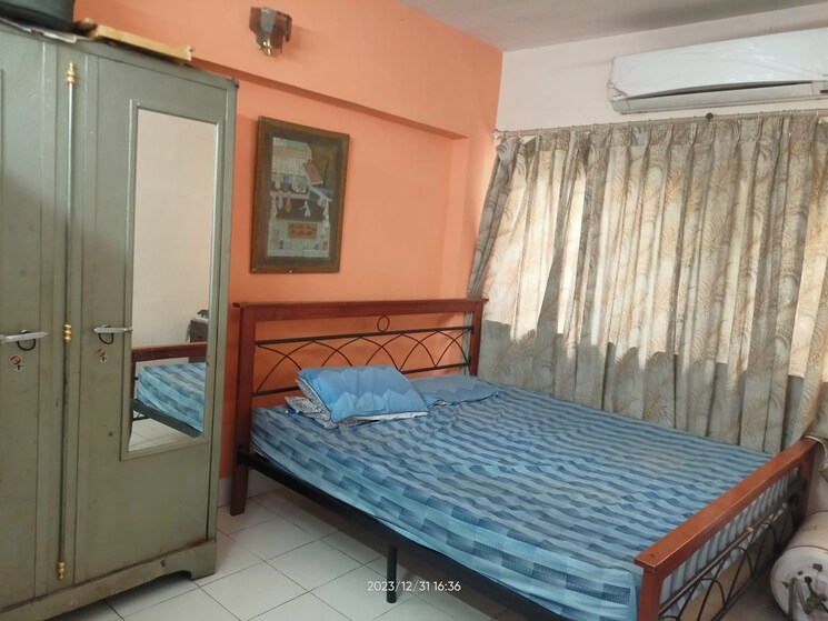 Bedroom, hermes-heritage-homes 2 Bedroom 1200 Sq.Ft. Apartment In Shastrinagar Pune 8494903