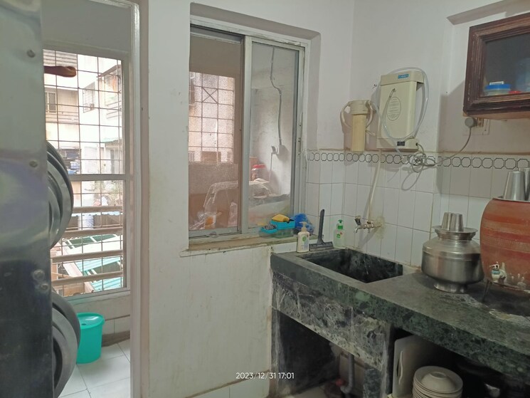 Kitchen, hermes-heritage-homes 2 Bedroom 1200 Sq.Ft. Apartment In Shastrinagar Pune 8494903