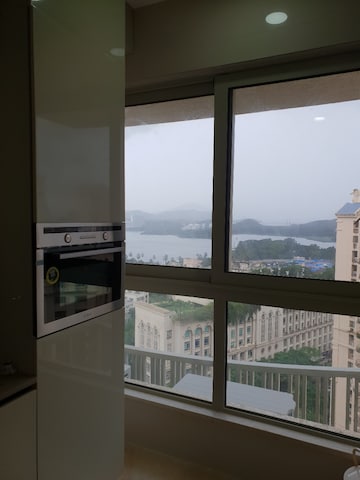 Kitchen in 2 BHK Apartment at Hiranandani Atlantis, Powai – for Rent