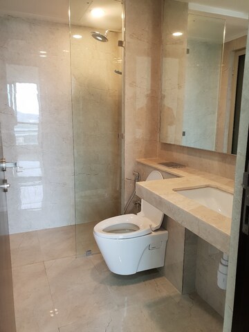 Attached Bathroom in 2 BHK Apartment at Hiranandani Atlantis, Powai – for Rent