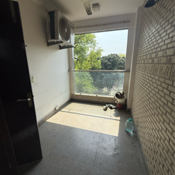 Balcony in 2 BHK Builder Floor at Kalkaji – for Rent