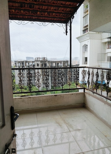 Balcony in 2 BHK Apartment at Manikchand Malabar, Lulla Nagar – for Rent