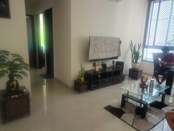 Living Room in 2.5 BHK Apartment at Piramal Vaikunth, Balkum Pada – for Rent